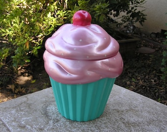 Pink Marshmallow Cloud Cupcake Jar