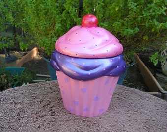 Dawn of Delight Polka Dot party Cupcake Jar