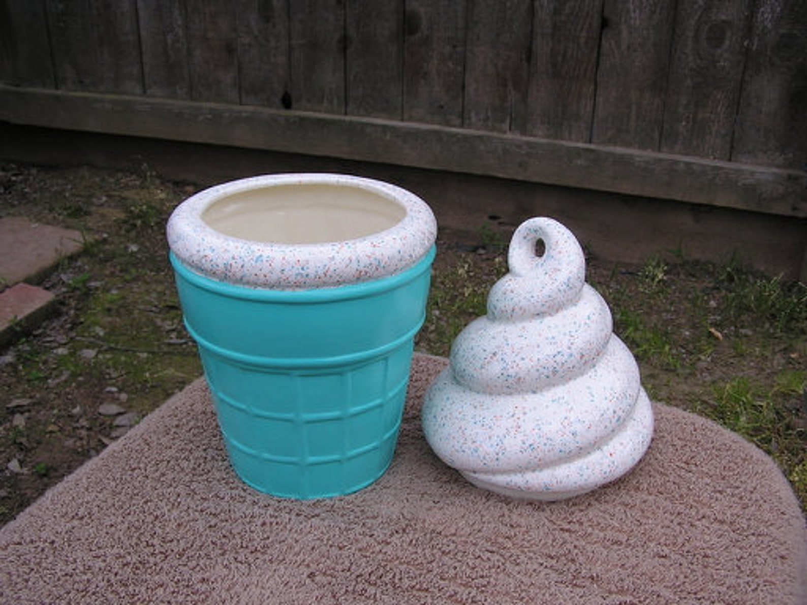 Candy Twist Yarn Turquoise Sprinkle - Limited Edition