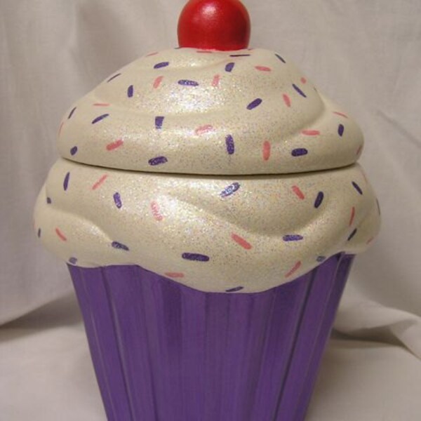 Pinkles Purple Crunch Cupcake Jar