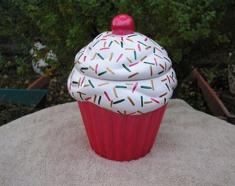 Ready  --  To  --  Ship  --  Christmas Sprinkle Party Cupcake Jar