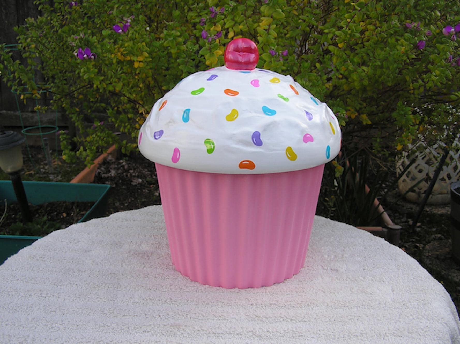 Cupcake Cookie Jar】クッキージャー陶器製