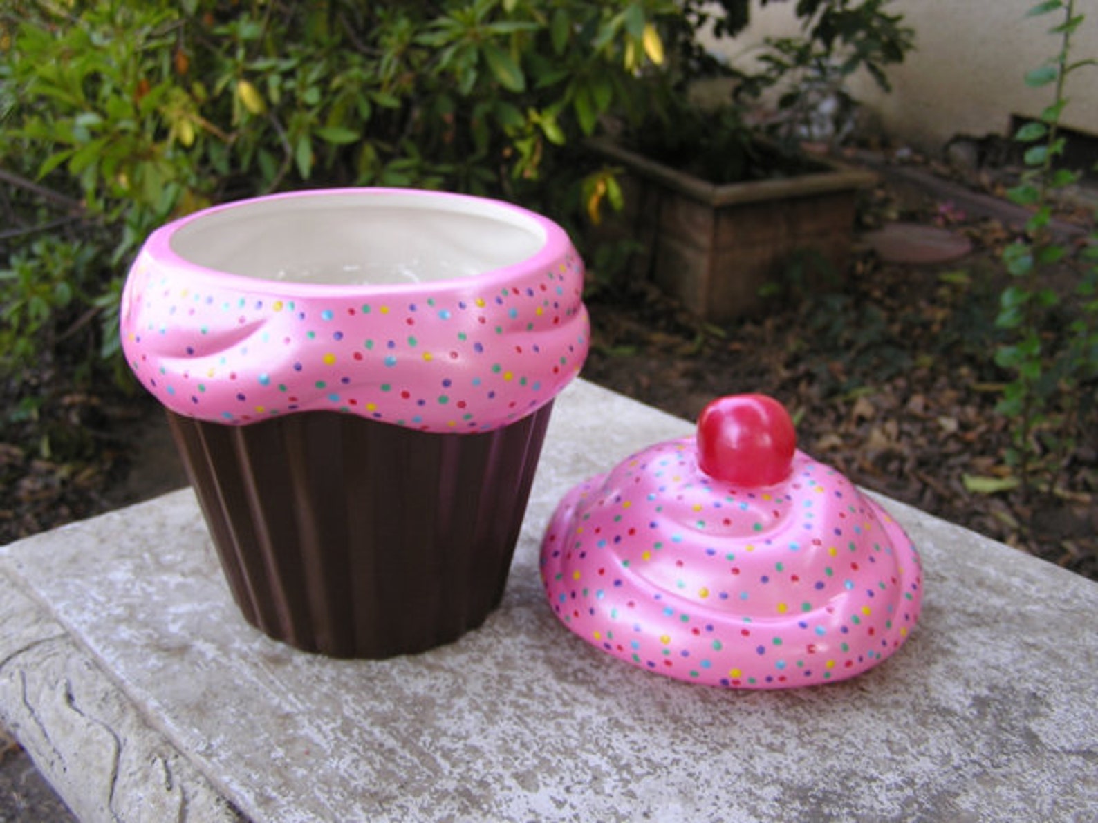 Cotton Candy Polka Dot Party Cupcake Jar Etsy