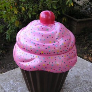 Regular Size Cotton Candy Polka Dot Party Cupcake Jar image 3