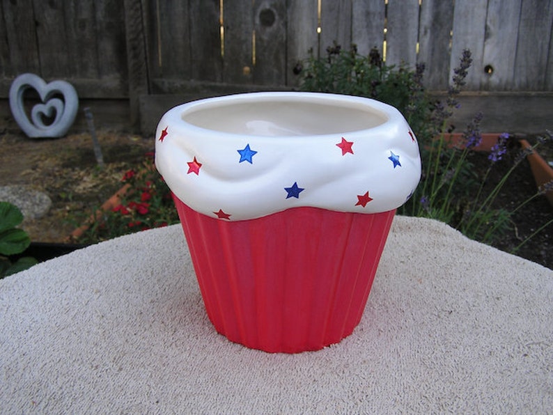 Swirled Patriotic Delight Cupcake Jar image 7