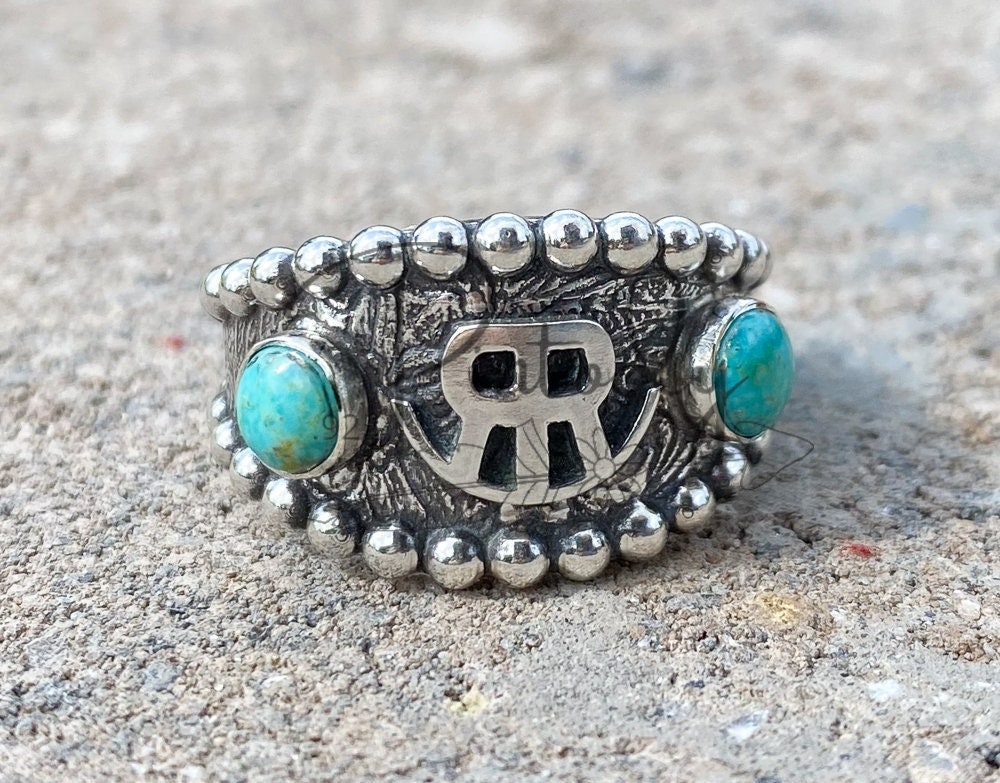 アクセサリー RH jewelry turquoise ring US9.5 RH jewelry turquoise ring US9.5（Navajo Ring 925 Silver FOX