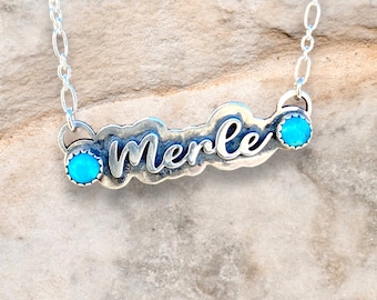 Personalized Name Necklace for Women sterling silver Custom Name Necklace Gift for Mom Friendship Necklace