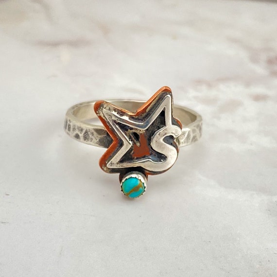 Turquoise initial ring deals