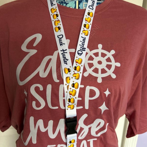 Cruising Ducks Lanyard: Official Duck Hunter, Custom Cruise Lanyard