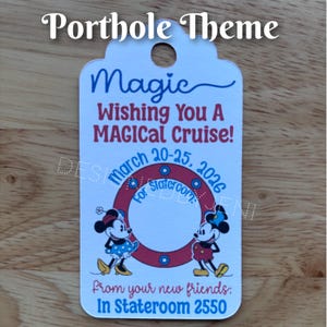 Custom Cruise Fish Extender Gift Tags image 3
