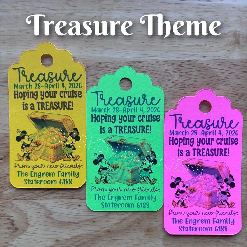 Custom Cruise Fish Extender Gift Tags image 6