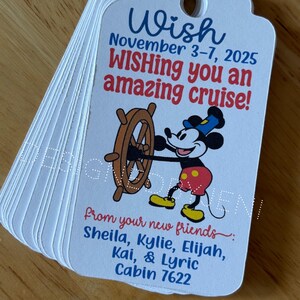 Custom Cruise Fish Extender Gift Tags image 4