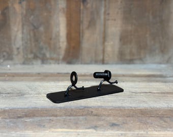 Escultura de arandela con pernos hecha a mano - Arte de metal soldado reciclado