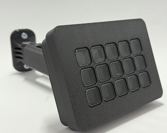 Elgato Stream Deck MK.2, Staffa, Supporto, Sim Racing, Sim Rig, Simulatore di volo, Streaming, Pulsantiera, 8020