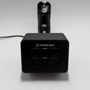 Soporte para Elgato Stream Deck Mini, soporte para simulación de carreras, simulador de vuelo, streaming, botonera, 8020