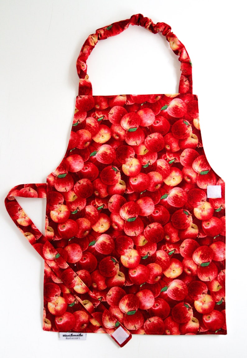 Cooking and Food Prep Aprons Toddler & Child Size Apples