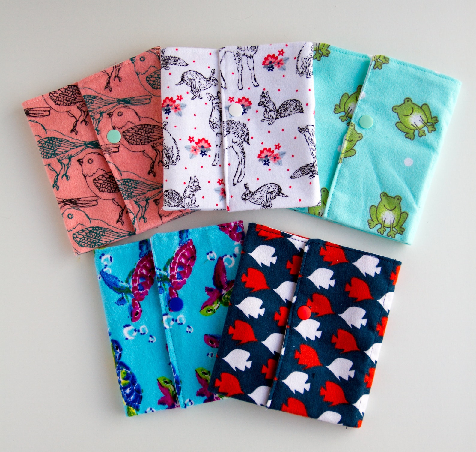 3part Cards Pouch Etsy