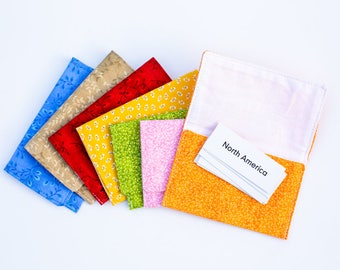 Small Pouches for Labels, Grammar, Word Study