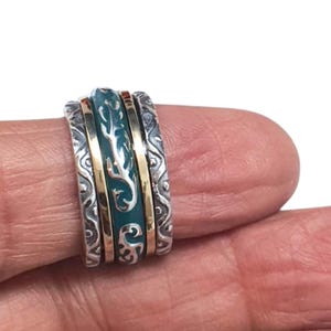 9k Gold 925 Silver Band Ring, Wedding Band, Yellow Gold Ring, jewela, FREE SHIPPING (123r)  only size:8