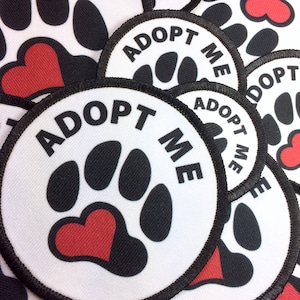  Dogline Adopt Me Vest Patches – Removable Adopt Me