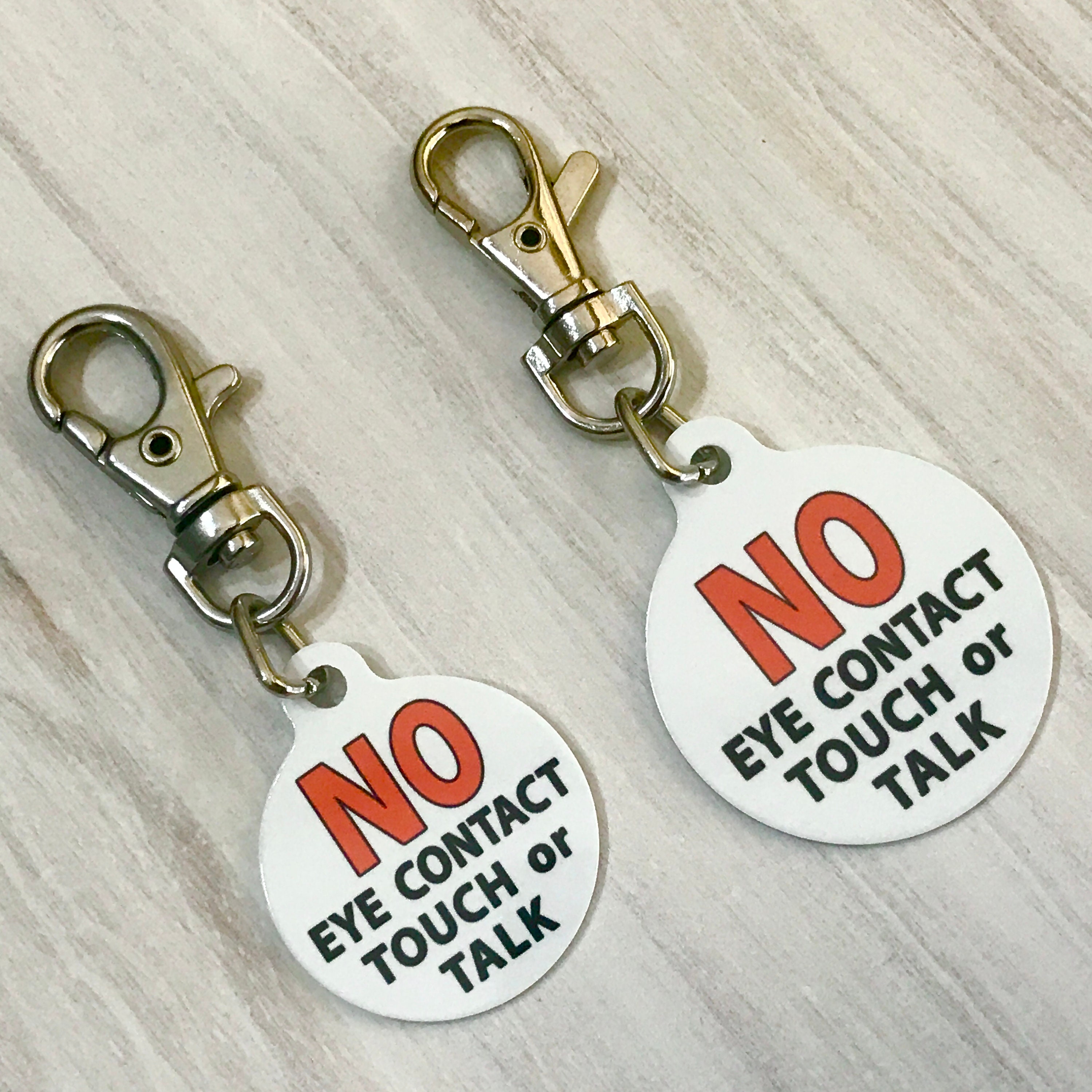 Service Dog Tag with Lobster Clasp Service Dog Clip For Dog Etsy