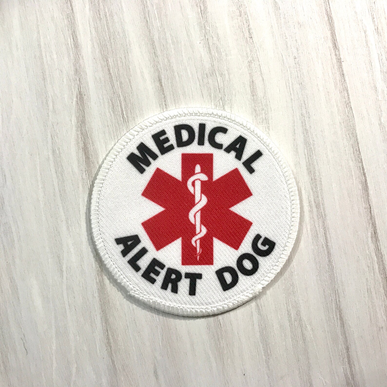 Medical Alert Dog Patch for Service Dog Vest Cape Harness Id Etsy UK