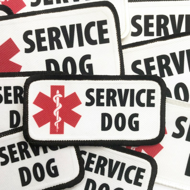 Medical Alert Service Dog Patch for Vest Harness Capepatches Etsy
