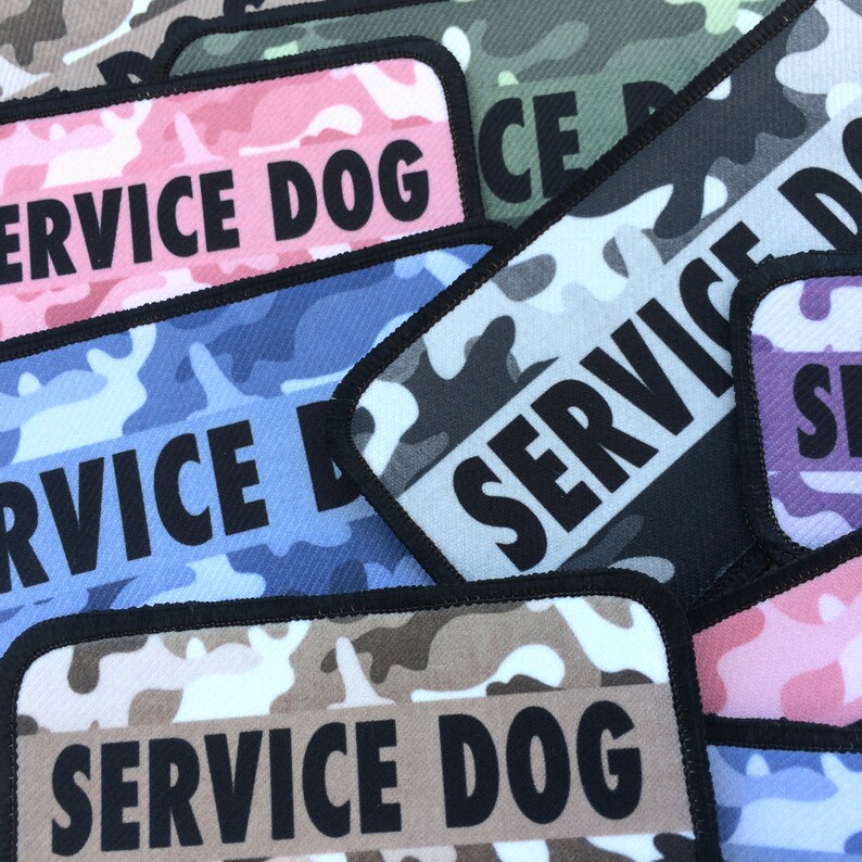 In Training Patch Custom Service Dog Patch Tie Dye Colorful Etsy