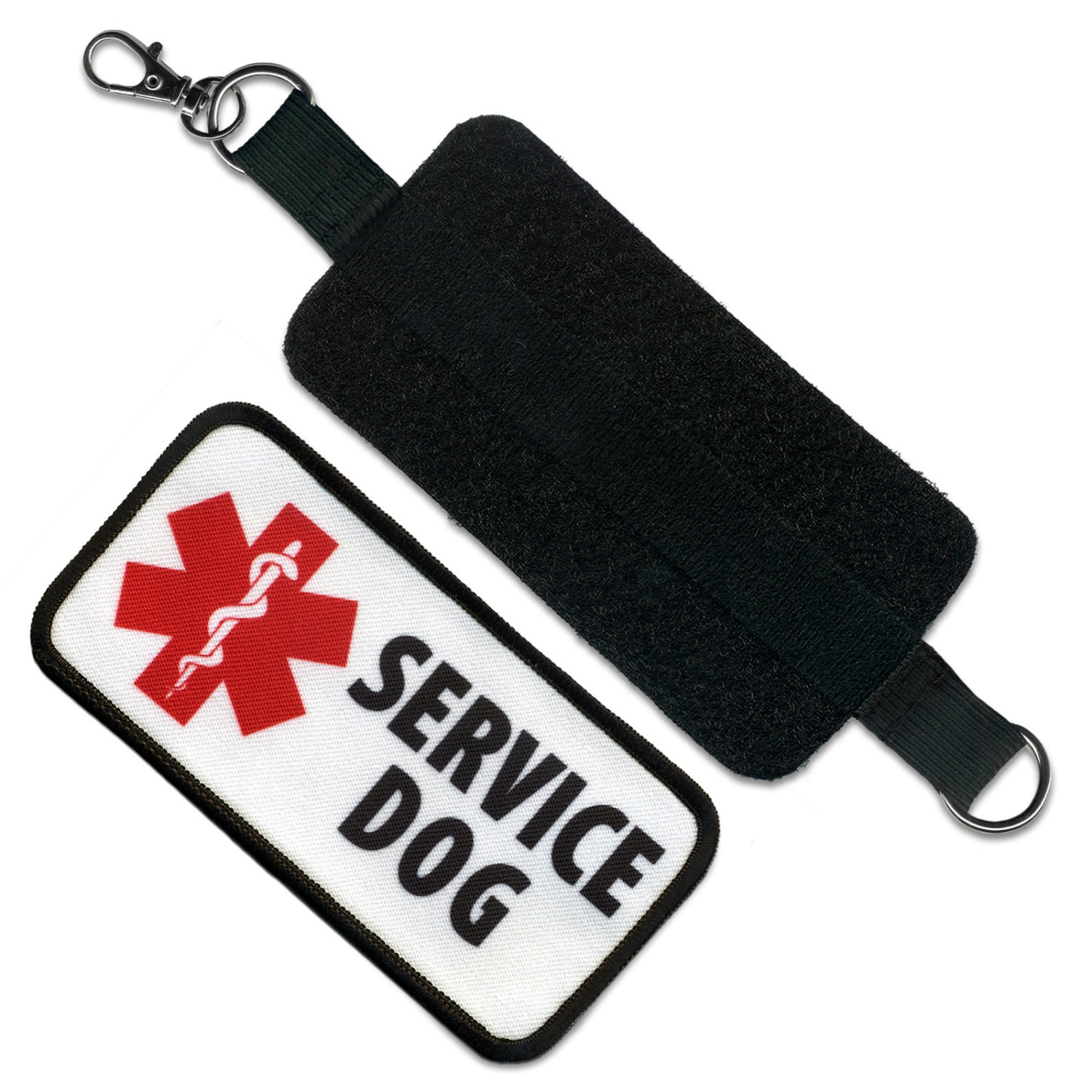 Medical Alert Service Dog Leash Wrap Patch Set. Made With Etsy