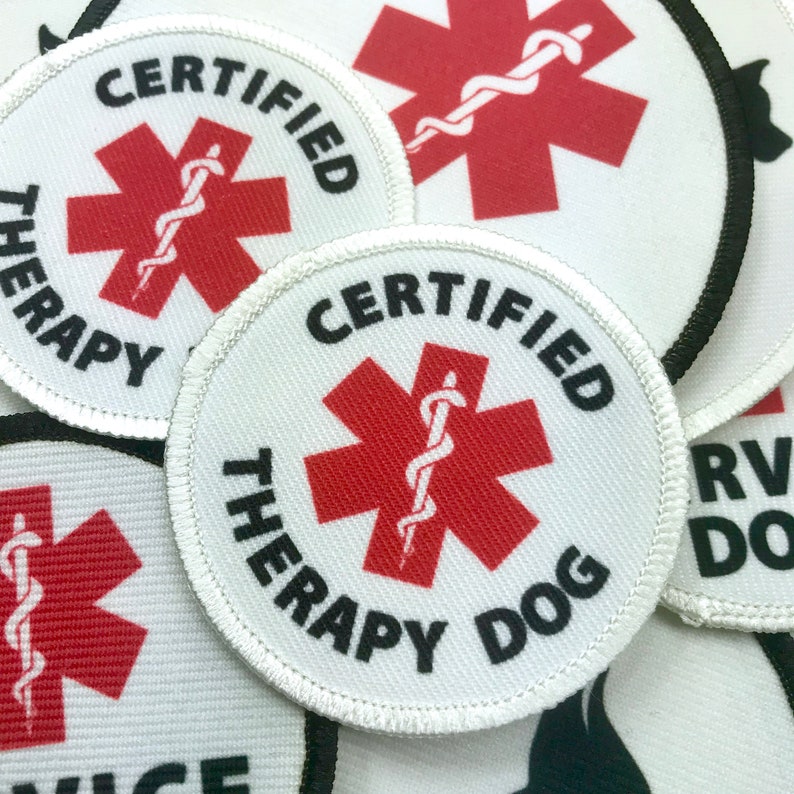 ESA Dog Patch Emotional Support Psychiatric Service Dog Etsy