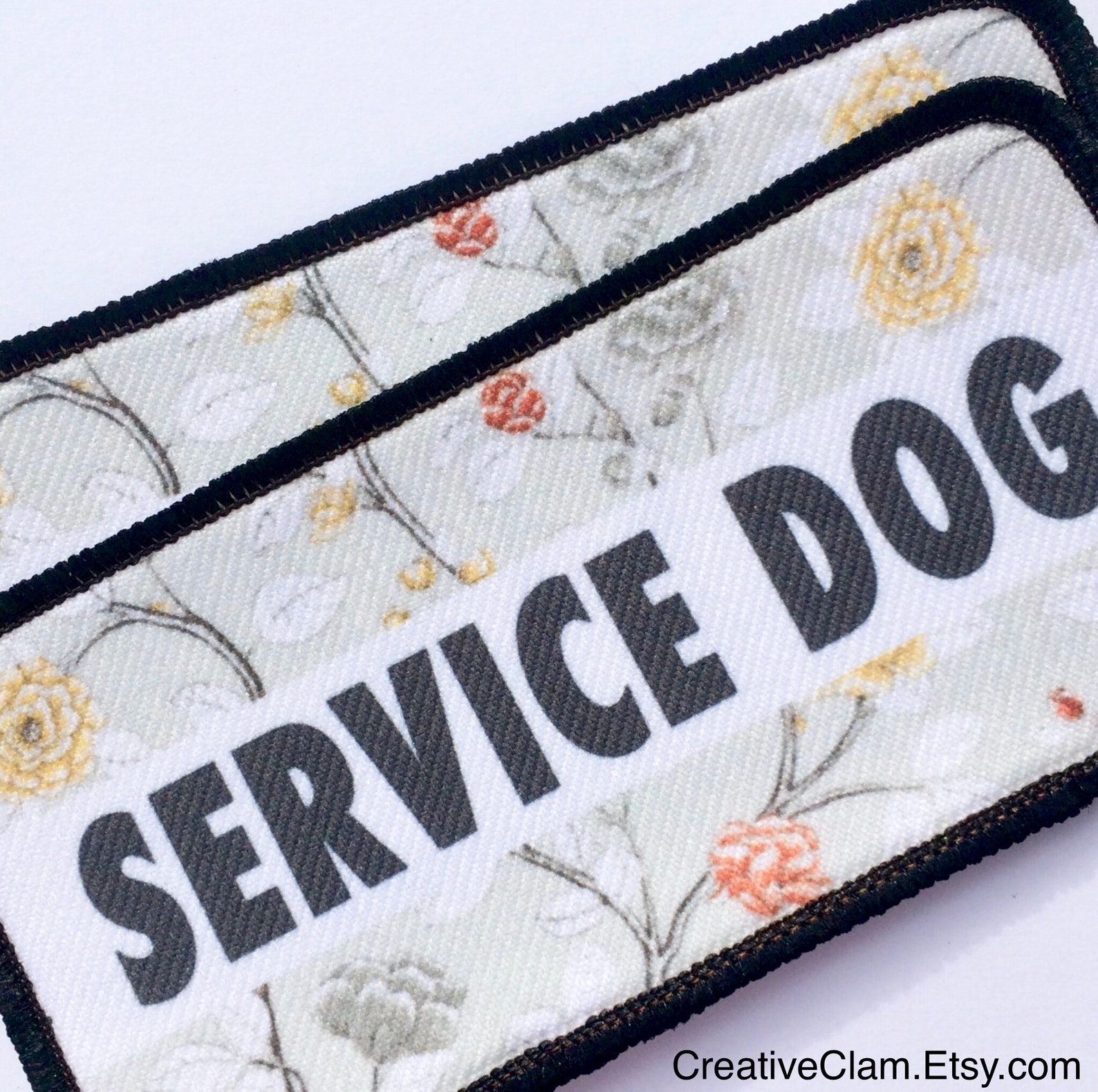 Custom Name Dog Patches Choose VELCRO® Brand Hook or Sewon Etsy UK