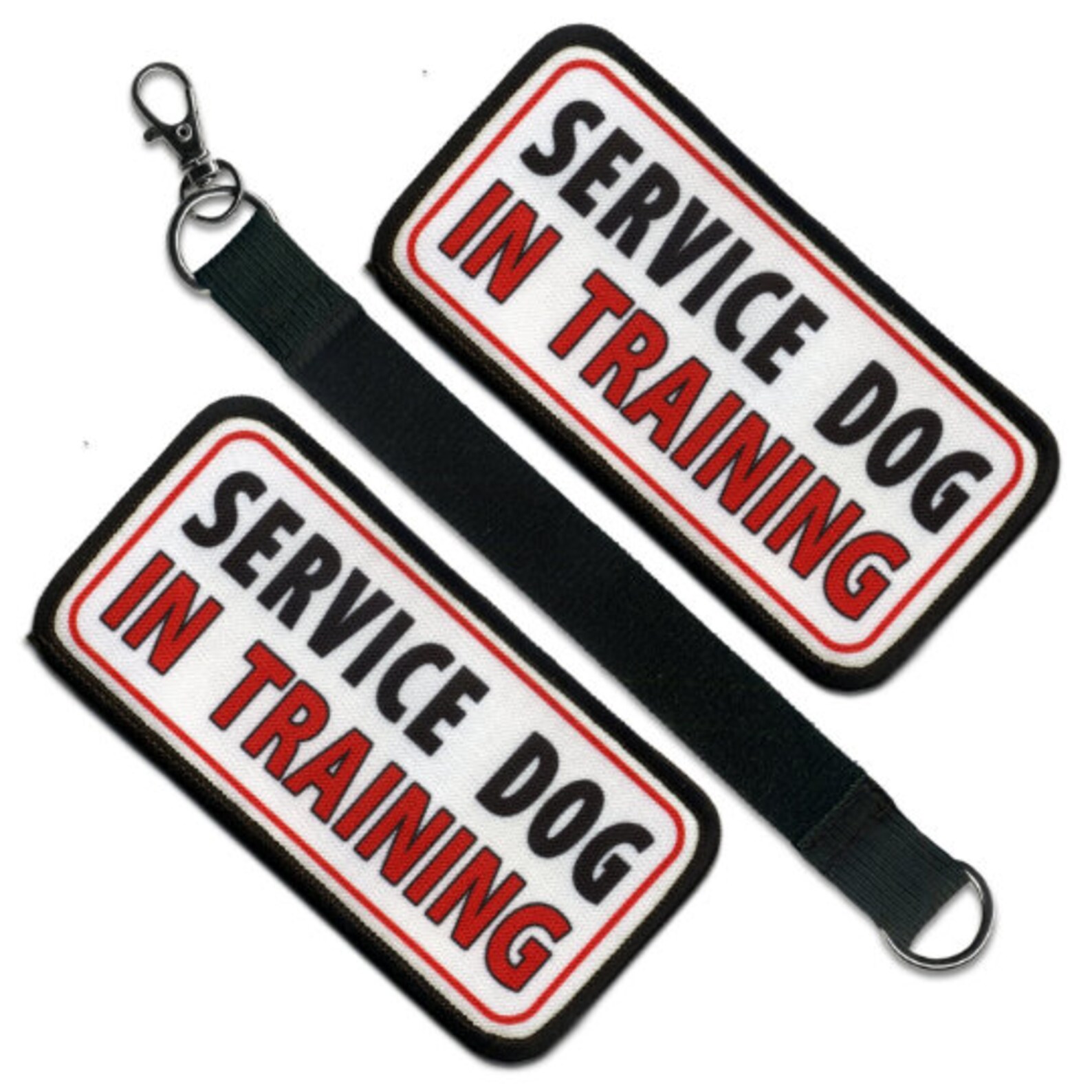 Service Dog In Training Patch Leash Wrap with VELCRO ® Brand Etsy