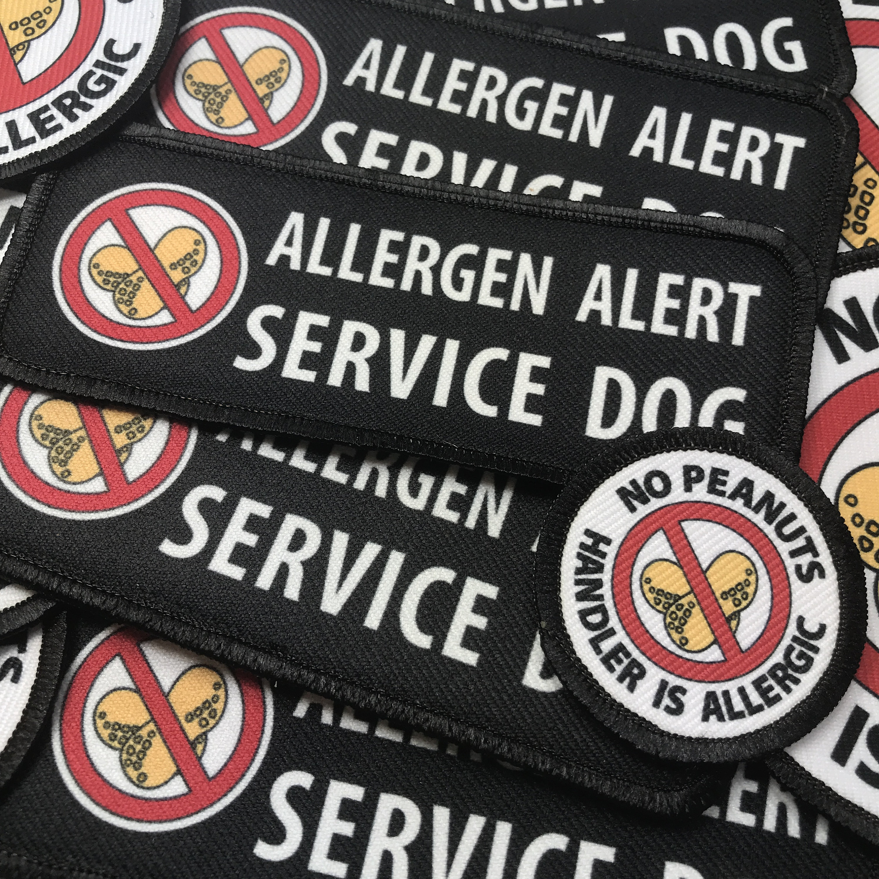 Service Dog Patch Vest Harness Cape Gear Patches Emergency Information Inside Patch Do Not Separate From Handler SewOn Patch