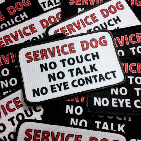 CAUTION HANDLER TAKES BETA BLOCKERS service dog vest patch CAUTION HANDLER TAKES BETA BLOCKERS service dog vest patch