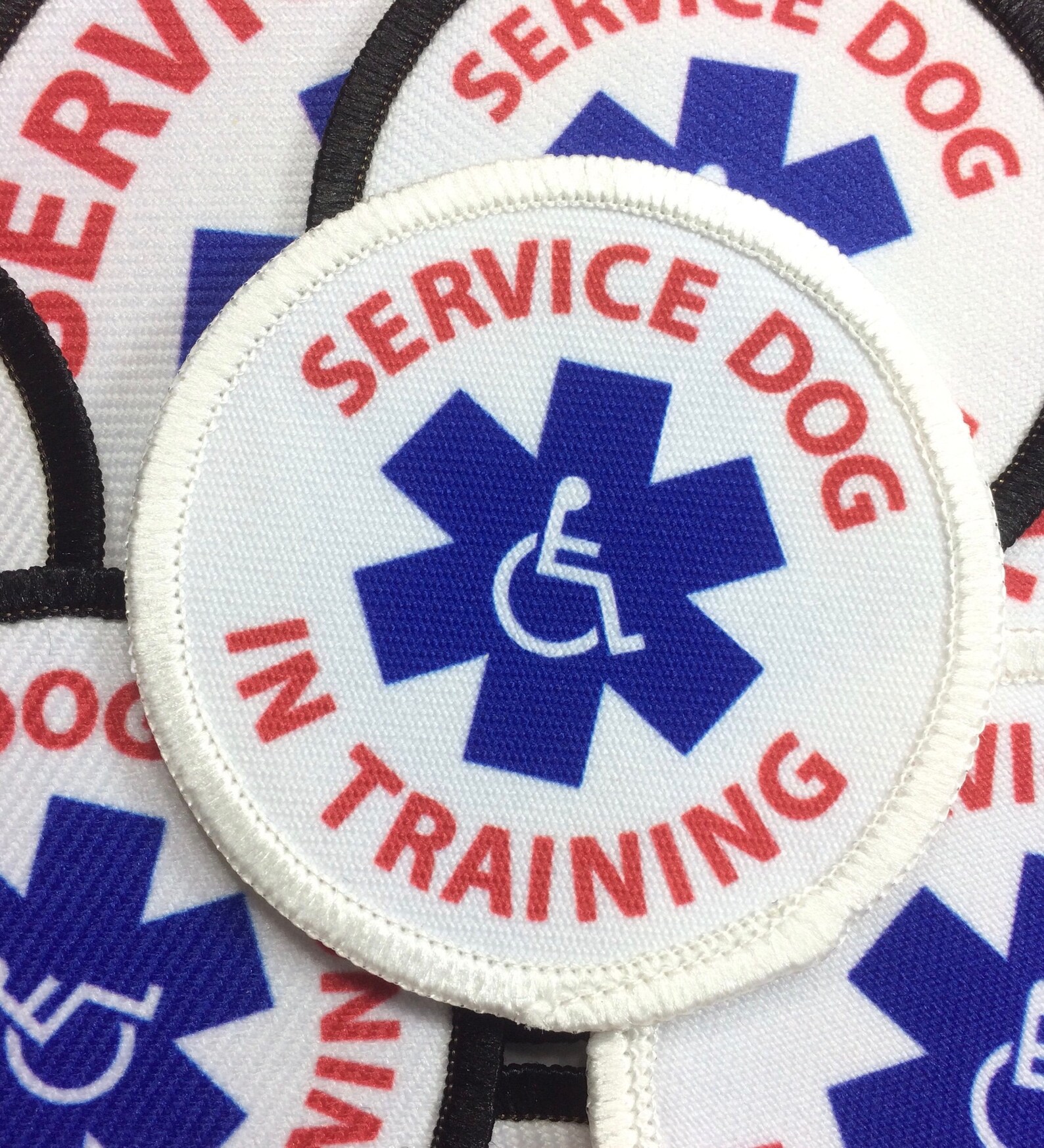 Service Dog In Training Patch Vest Harness Cape Sewon or Hook Etsy