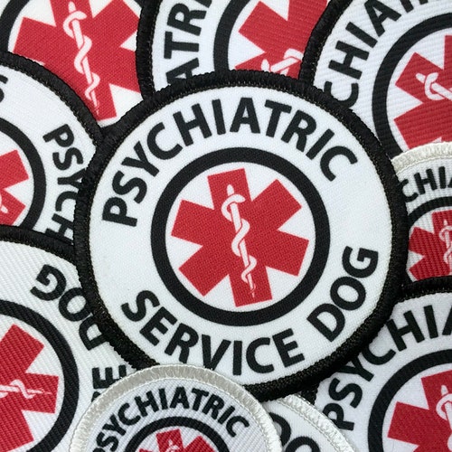 psychiatric service dog patch