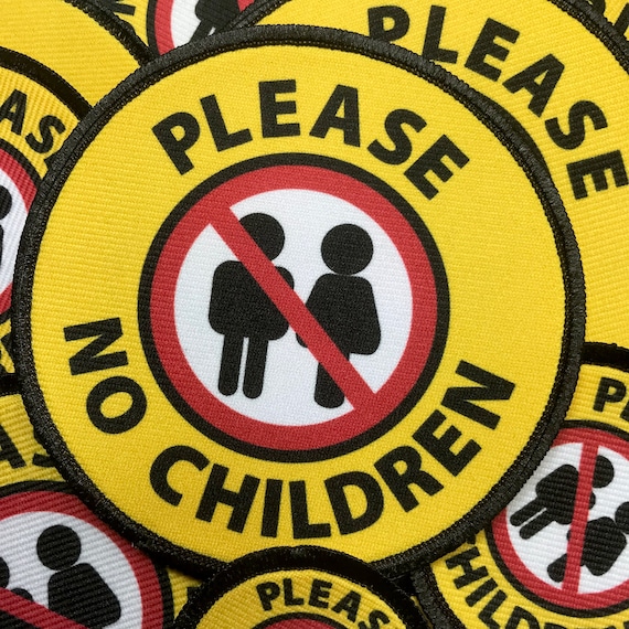 Please No Children Dog Vest Patch With VELCRO® Brand Hook Option Do Not Pet  Dog Patches 