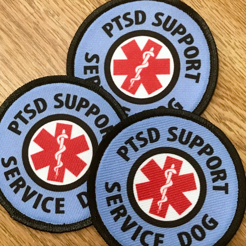 PTSD Service Dog Patches Large Small Dog Harness Vest Cape Etsy