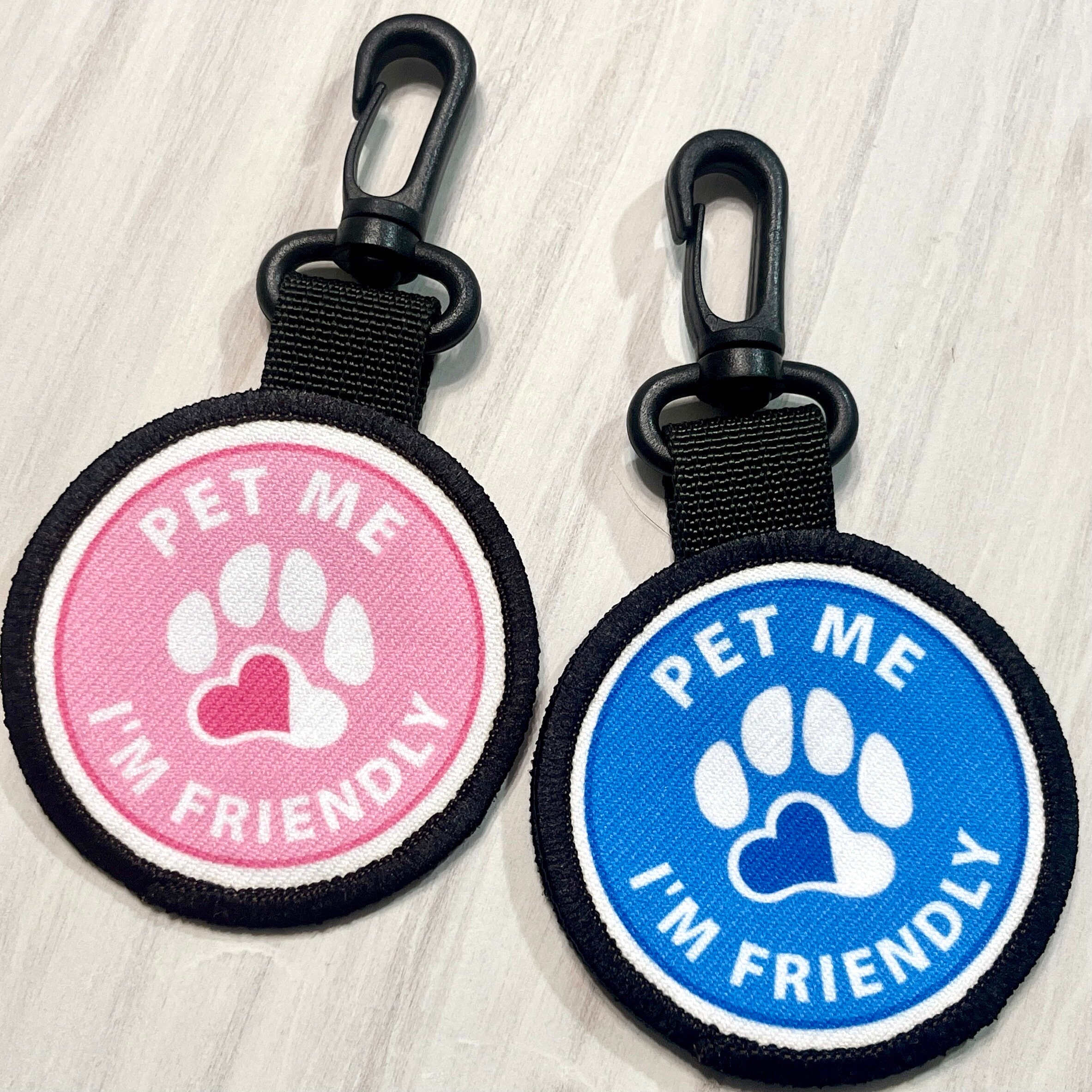 Nervous Dog Patch Ask to Pet Patch Dog Vest Patches Hook Fastener Custom  Harness Dog Patch Anxious Dog Patch for Pet Lovers 