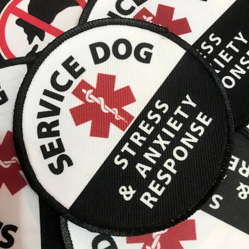 Psychiatric Service Dog Vest Harness Patch Medical Alert Etsy