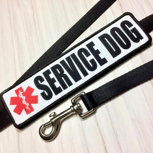 Service Dog in Training Patch Leash Wrap With VELCRO ® Brand Etsy