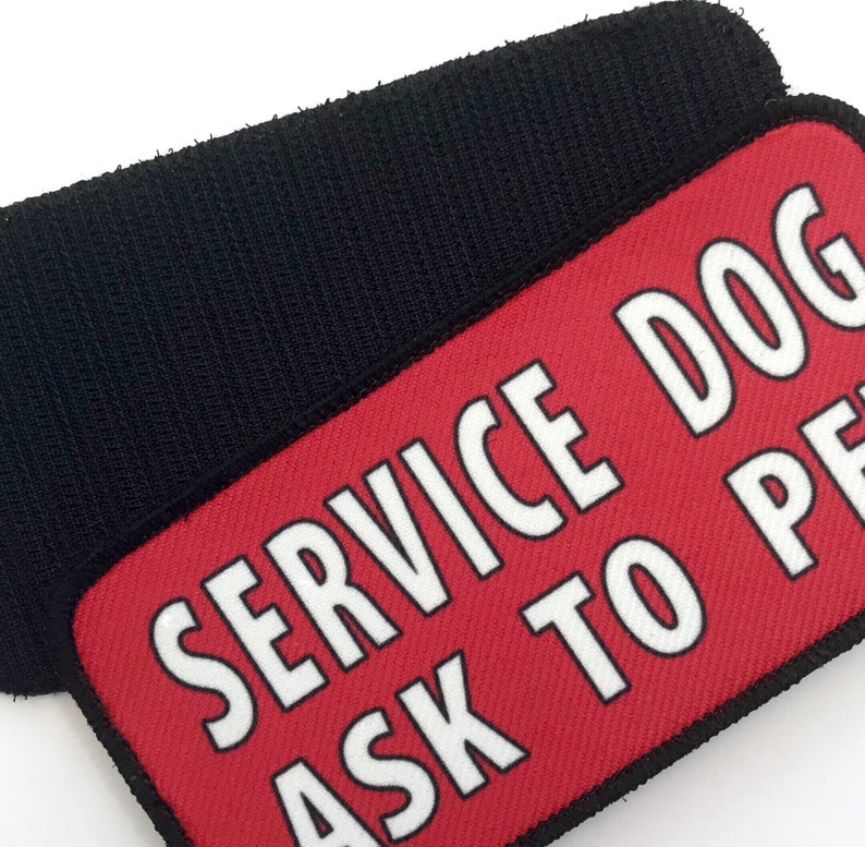 Service Dog Do Not Pet Patch Cape Harness Vest Patches W/ Etsy