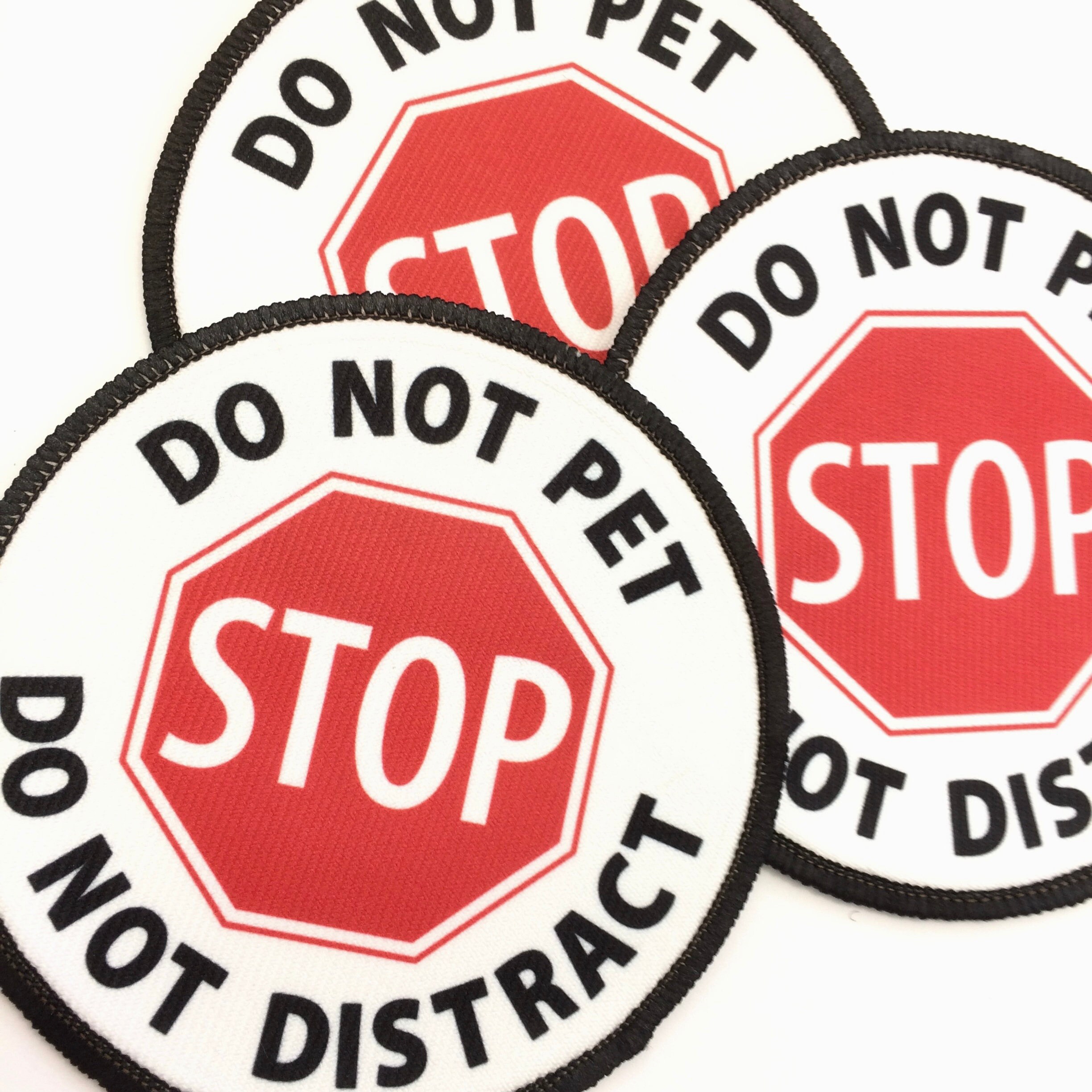 service dog do not pet patch