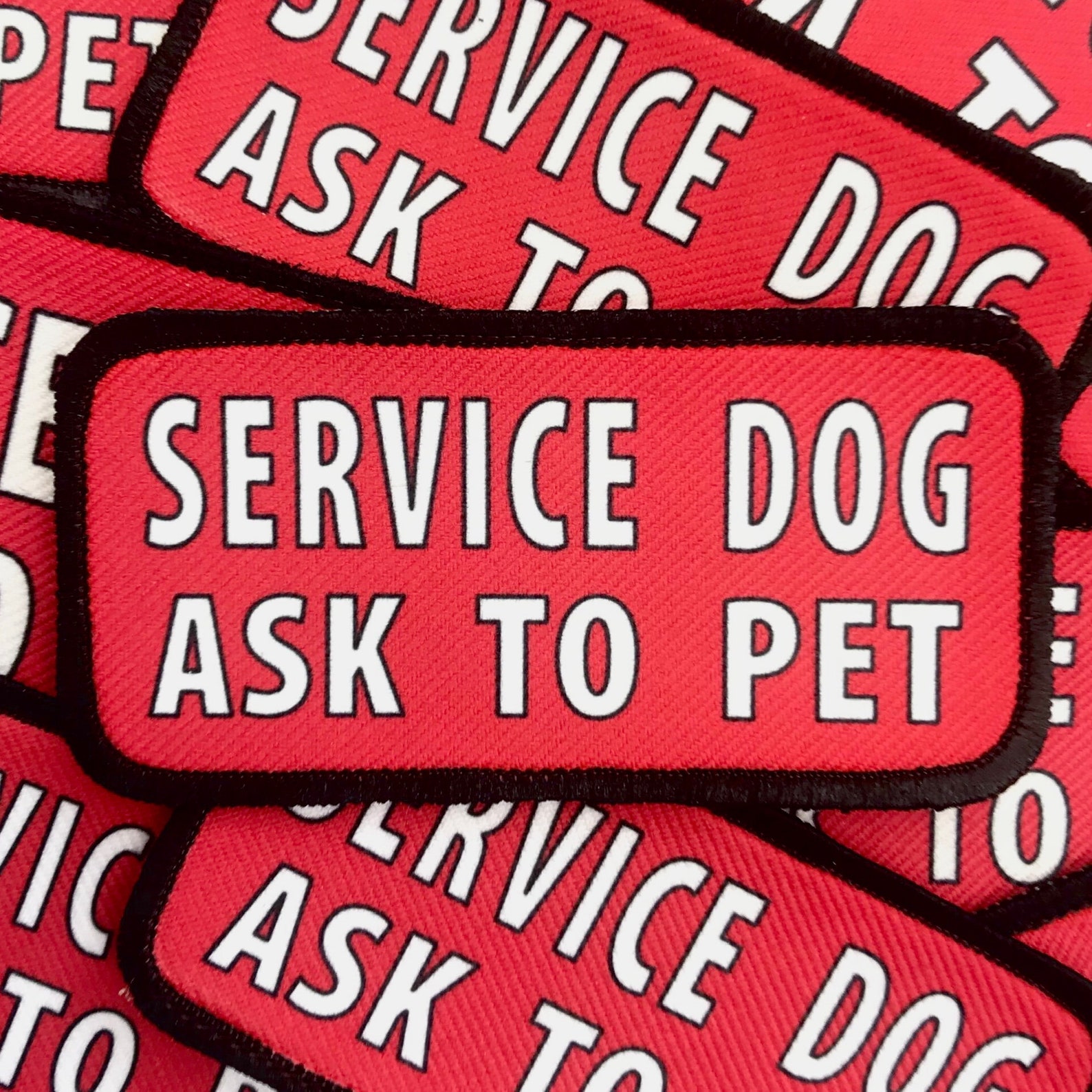 Service Dog In Training Patch Service Dog Gear Sewon Vest Etsy