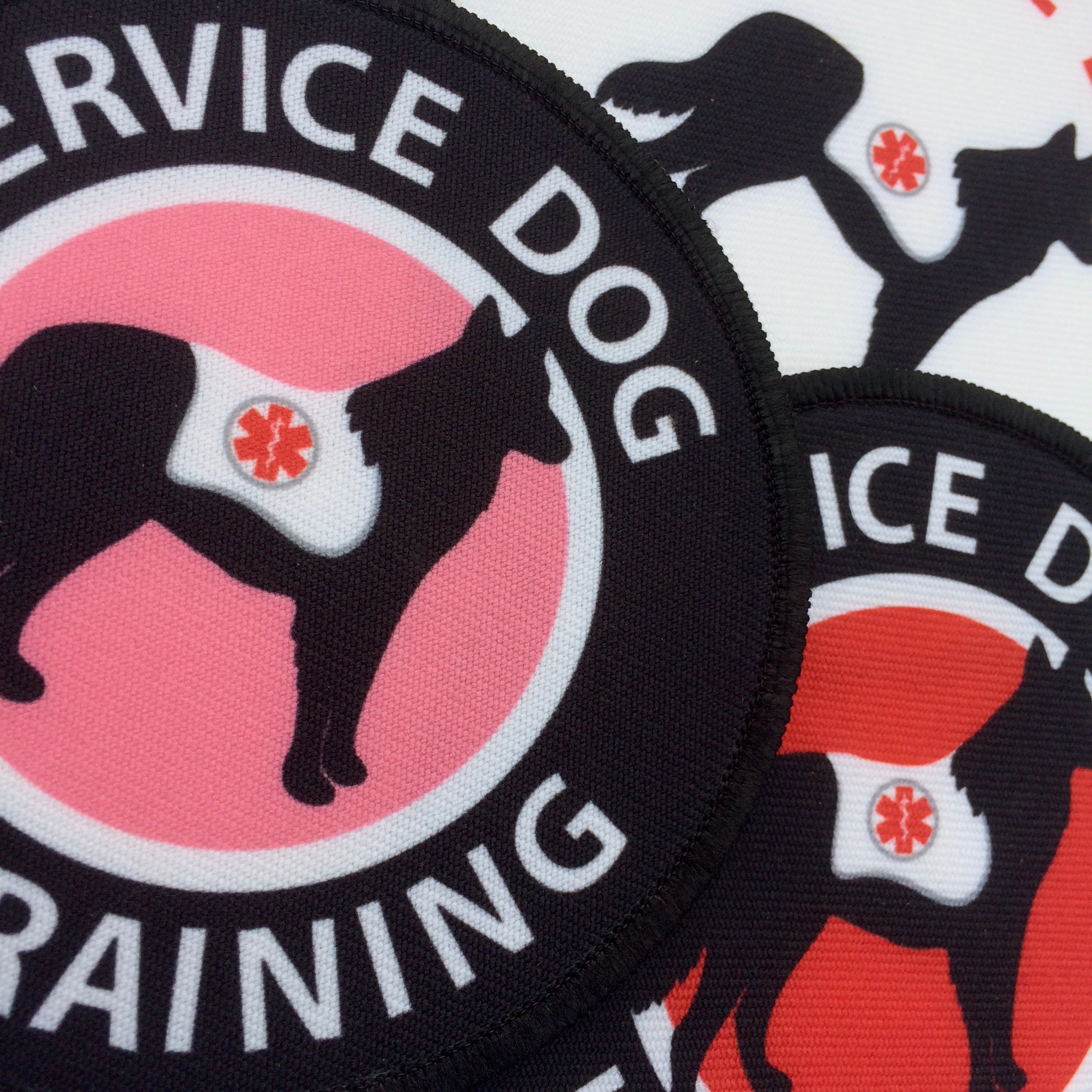 Pink Service Dog In Training Patch Shepard Patch Vest Harness Etsy