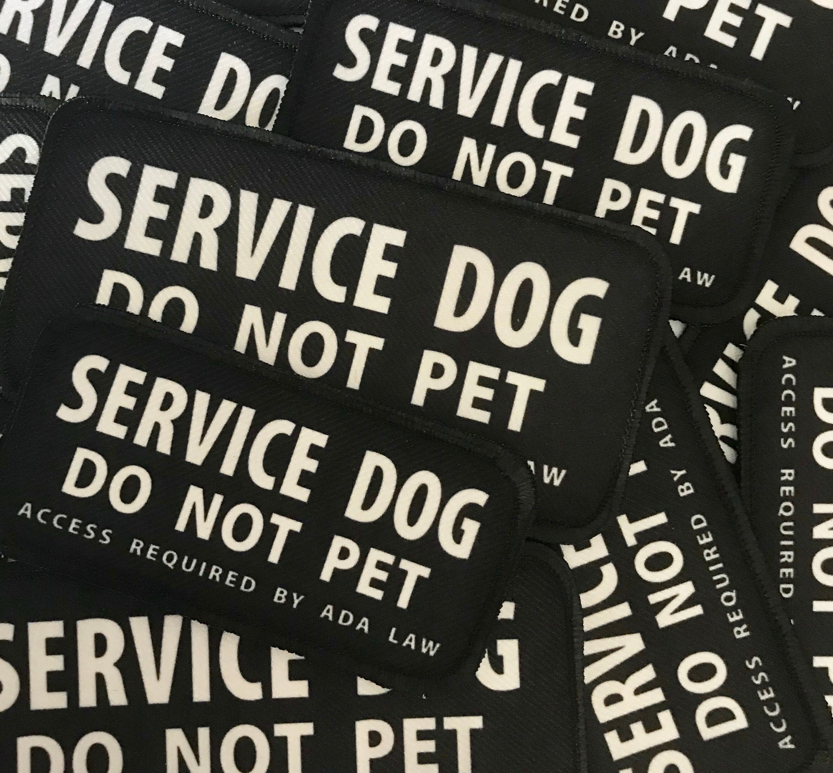 Do Not Pet Service Dog Vest & Harness Patch Access Required Etsy UK