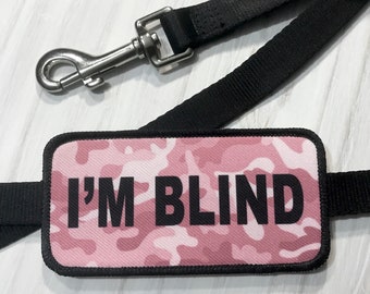 Blind Dog Leash  Wrap | Special Needs Dog | Senior Dog | Blind Dog Leash Cover | Dog Blind Patch Set