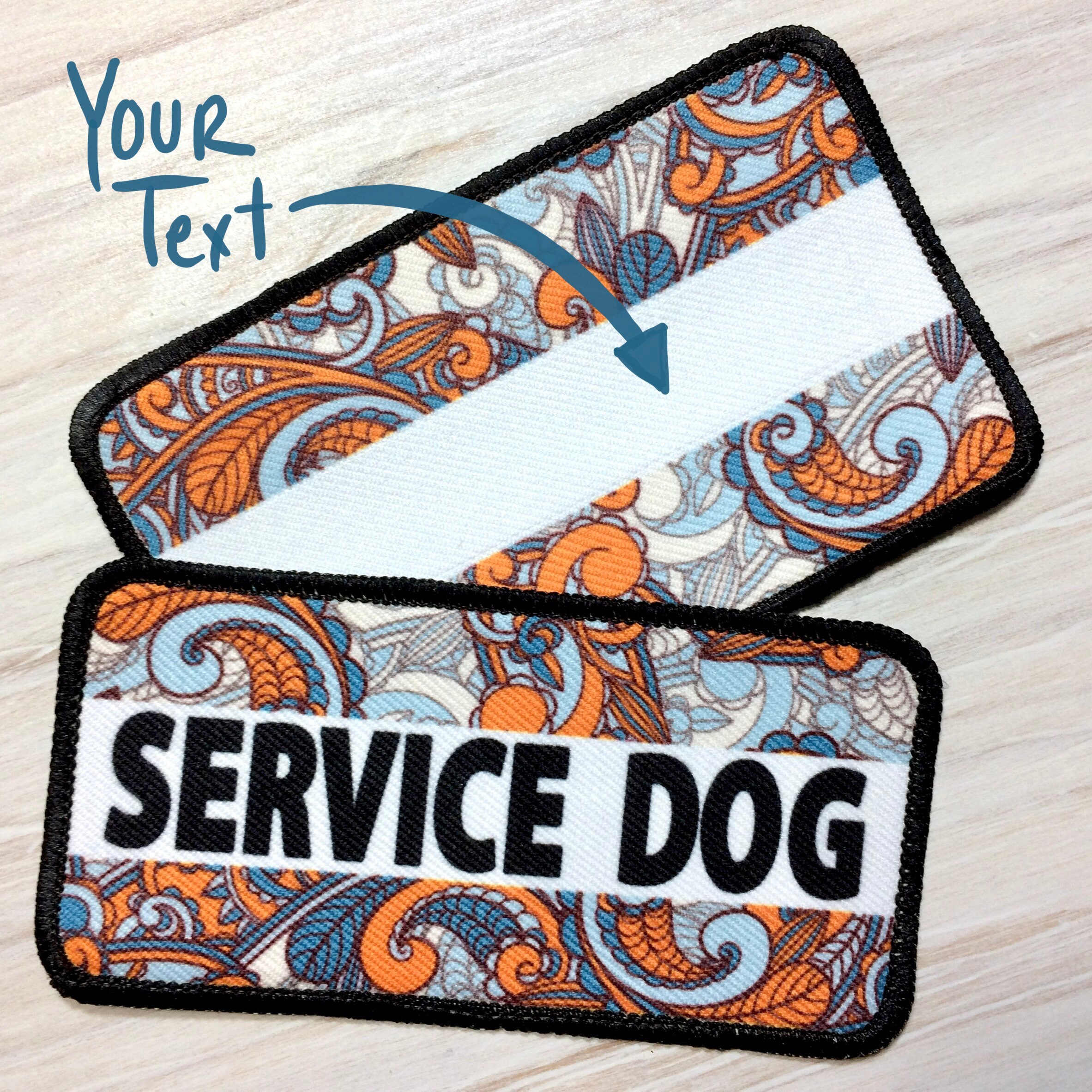 Custom Name Dog Patches Choose VELCRO® Brand Hook or Sewon Etsy UK