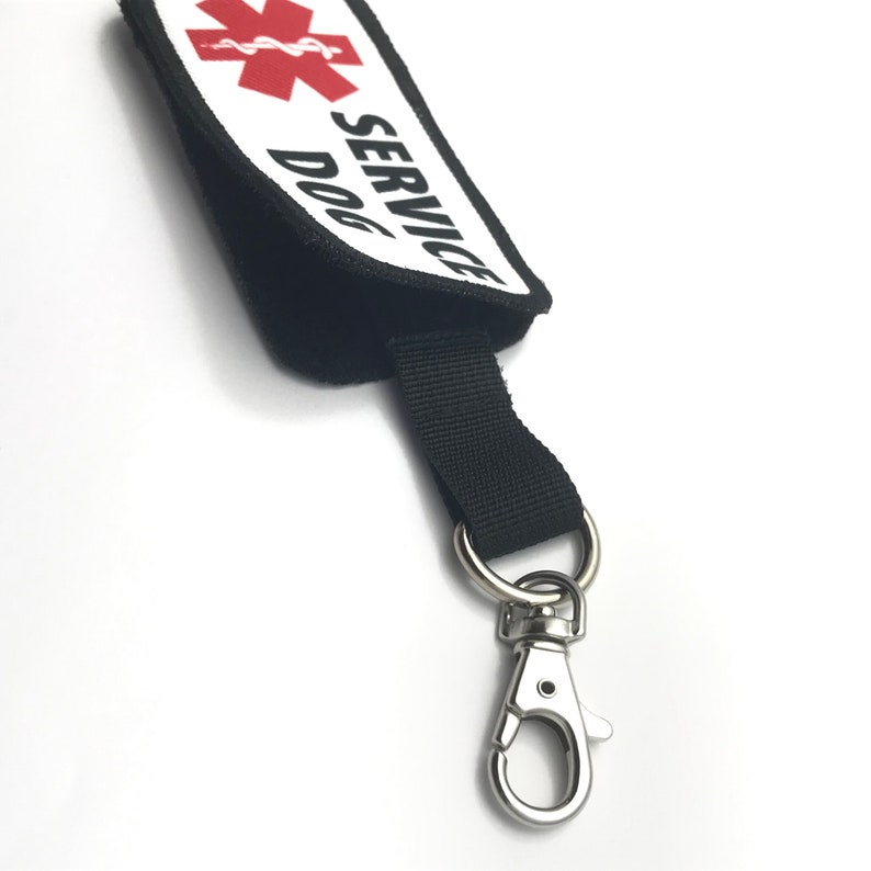 Working Service Dog Do Not Pet Double Sided Leash Wrap Patch Etsy