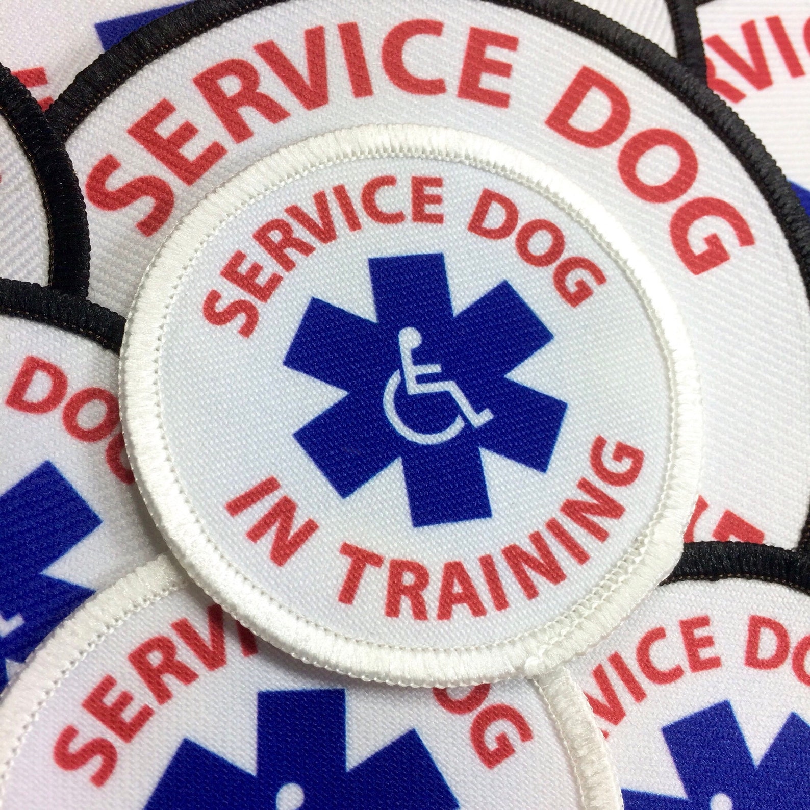 Service Dog In Training Patch Service Dog Gear Sewon Vest Etsy